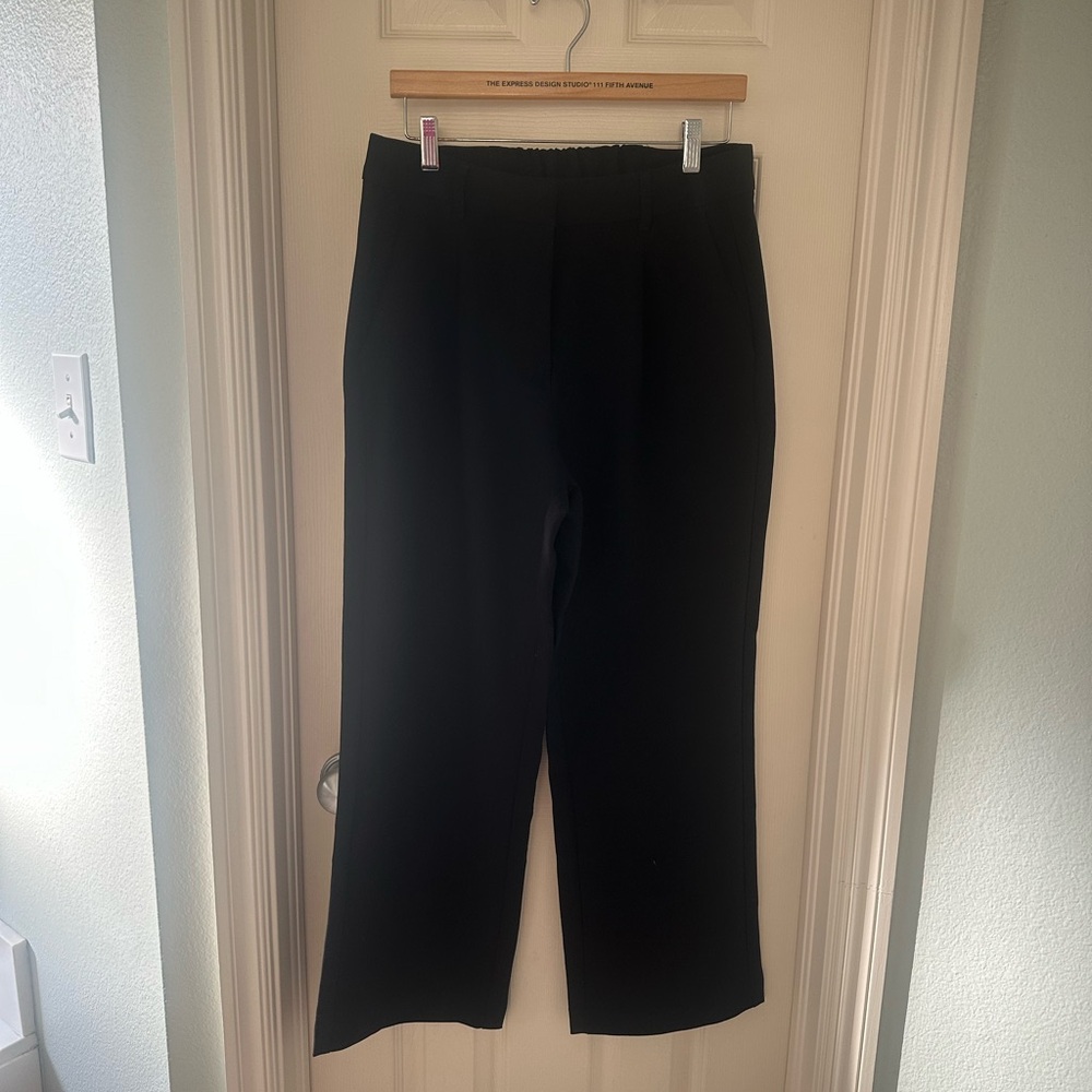 Old Navy Black Taylor Wide Leg Trousers